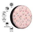 thumbnail image 4 of Naloa Easter Rabbit PVC Leather Spare Tire Wheel Cover for Car Truck SUV Camper Trailer Universal Fit many size16 inch, 4 of 6