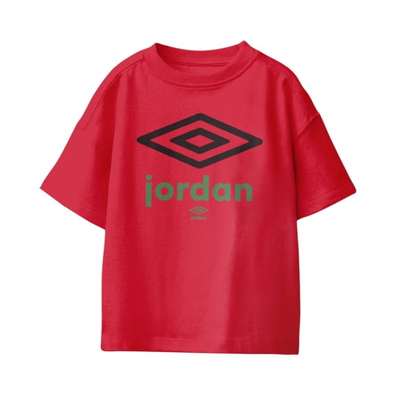 Umbro Kids Jordan Diamond Logo T Shirt (Red, XS-XL)