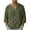 Army Green, variant on Men's Long Sleeve Shirts Cotton Linen V Neck T-Shirt Summer Beach Shirts Casual Oversized Tshirts Navy L
