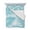 Aqua, Mint, White, variant on Quilts Twin-XL Size Bedding Set, Green Palm Leaves Lightweight Quilted Comforter, Summer Botanical Tropical Plants Soft Reversible Bedspread Coverlet with Pillow Covers for All Season, 68" x 98"