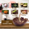 thumbnail image 2 of Rainforest Bowls Leaf Coconut Bowl 4-Pack, 2 of 3
