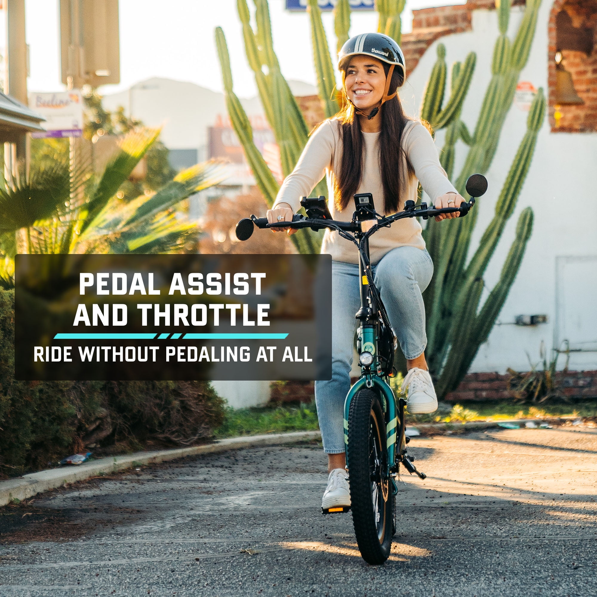 Gotrax F1V2 20" Adult Folding Electric Bike, 50 Mile&20mph, 48V 10.4Ah,  Compact & Portable, Green