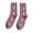 Hot Pink, variant on Socks Thick Warm Cat Print Casual Socks for Women Home Wear Non Comfortable Crew Everyday Indoor Use Beige