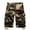 Khaki, variant on Clearance! Lisingtool Cargo Pants for Men Men's Loose Casual European and American Work Clothes Camouflage Shorts Large Multi Pocket Five Point Pants Sky Blue Promotion Sale