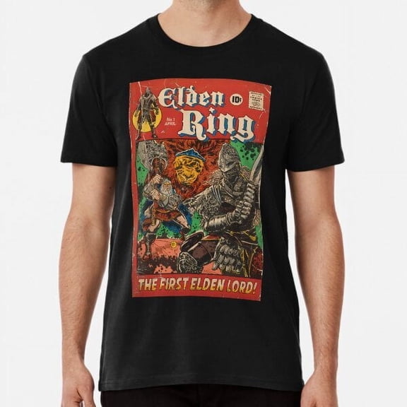 New Rare The First Elden Lord Elden Ring Comic Book Made in USA T-Shirt Size S-5
