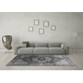 thumbnail image 3 of Ahgly Company Indoor Square Persian Gray Traditional Area Rugs, 5' Square, 3 of 4