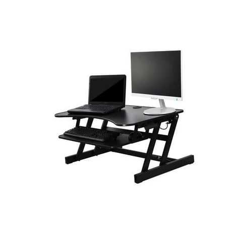 Ergonomic Adjustable Stand Up Desk Riser 32 Quot W Pull Out
