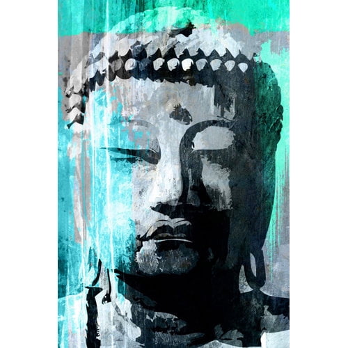 Marmont Hill "Buddha Giant" by Rick Martin Painting Print on Wrapped Canvas
