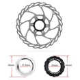 thumbnail image 2 of Mosiee Reliable Centerlock Disc Brake 140Mm 160Mm 180Mm For Rotor With Wave Design, 2 of 8