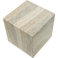 thumbnail image 4 of Meridian Furniture Piazza Travertine Finish Concrete Indoor/Outdoor End Table, 4 of 7