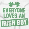 thumbnail image 2 of Funny Saint Patrick's Day Irish Boy Men's Big & Tall Long Sleeve Graphic Tee Brisco Brands 3X, 2 of 4