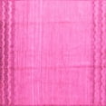 thumbnail image 1 of Ahgly Company Indoor Square Solid Pink Modern Area Rugs, 6' Square, 1 of 4