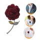 thumbnail image 2 of Crystal Handmade Gifts Rose Pins Brooch Bride Red Flower Floral Back Mother Rhinestone Pin, 2 of 5