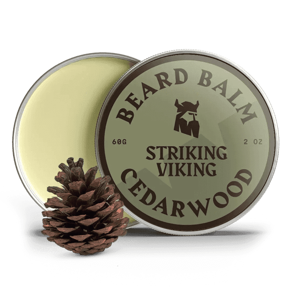 Striking Viking Cedarwood Beard Balm for Men