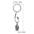 thumbnail image 2 of 1pc Father's Day Gift Keychain Creative Fishhook Key Chains Bag Keys Decor, 2 of 8