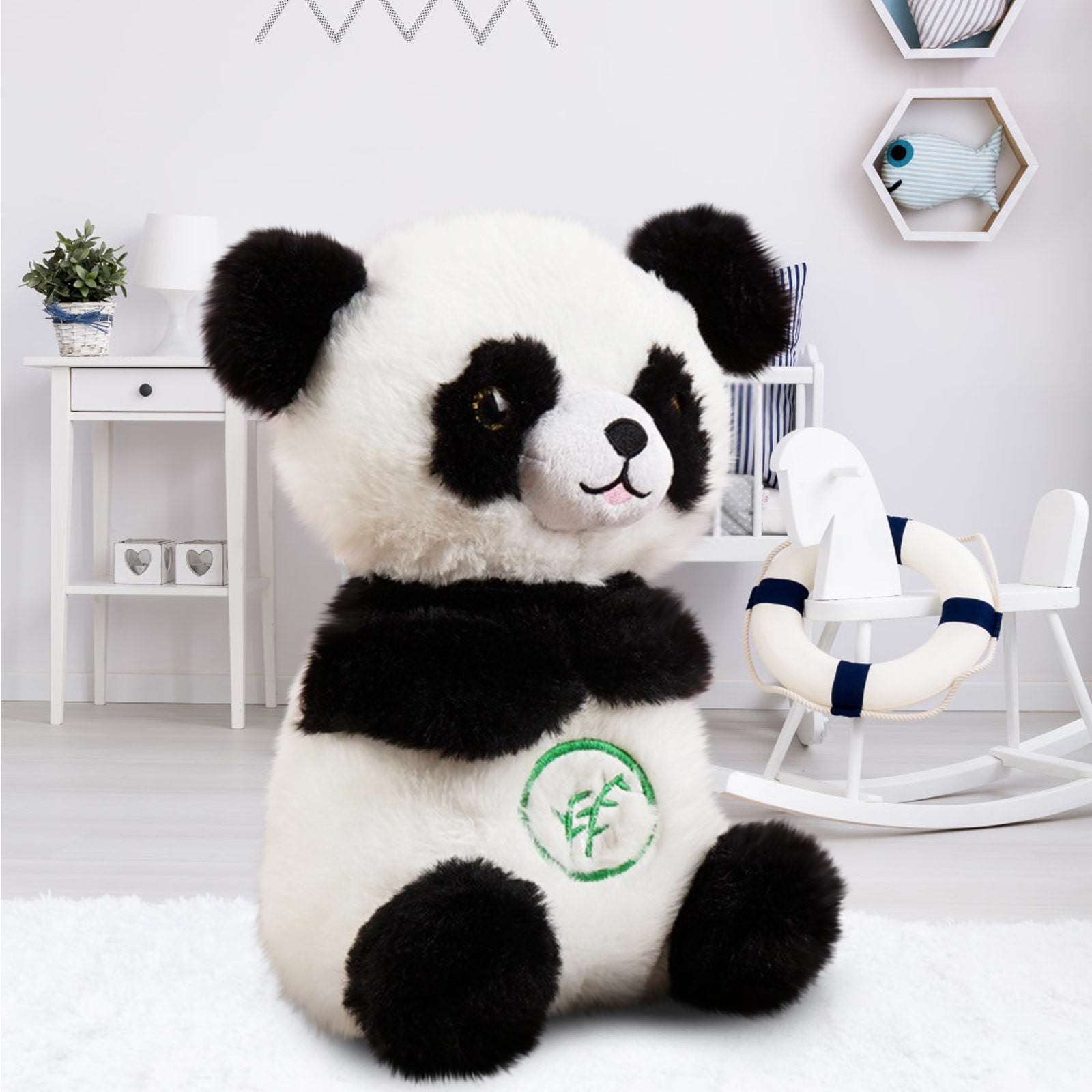 Soothing Sleep Bear - Cute Breathing Sound & Light Music Doll for Kids, Soft Plush Comfort Toy with Calming Sounds & Rhythmic Breathing, Portable Sleep Aid Companion, 1 Pack