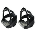 thumbnail image 2 of Estribos Para Adultos De 2 Uds., Estribos De Caballo Resistentes Para Silla Ecuestre Al Aire Libre, Color Negro, 2 of 8