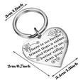 thumbnail image 2 of EGNMCR Keychains 1PC Engraving Stainless Steel Keychain Mother's Day Gift Keychain Gift Key chain, 2 of 2
