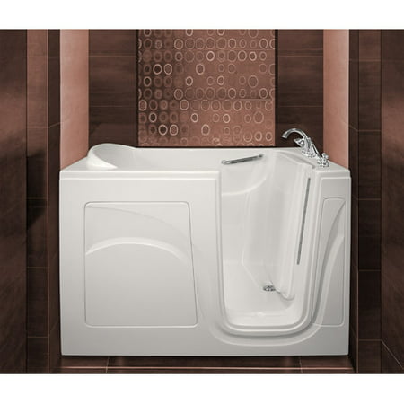 A+ Walk-In Tubs Navigator 54'' x 30'' Whirlpool Jetted ...