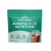 Mindful Nutrition Kids Protein Shake Mix Chocolate with Organic Greens & Vitamins 12.7 oz
