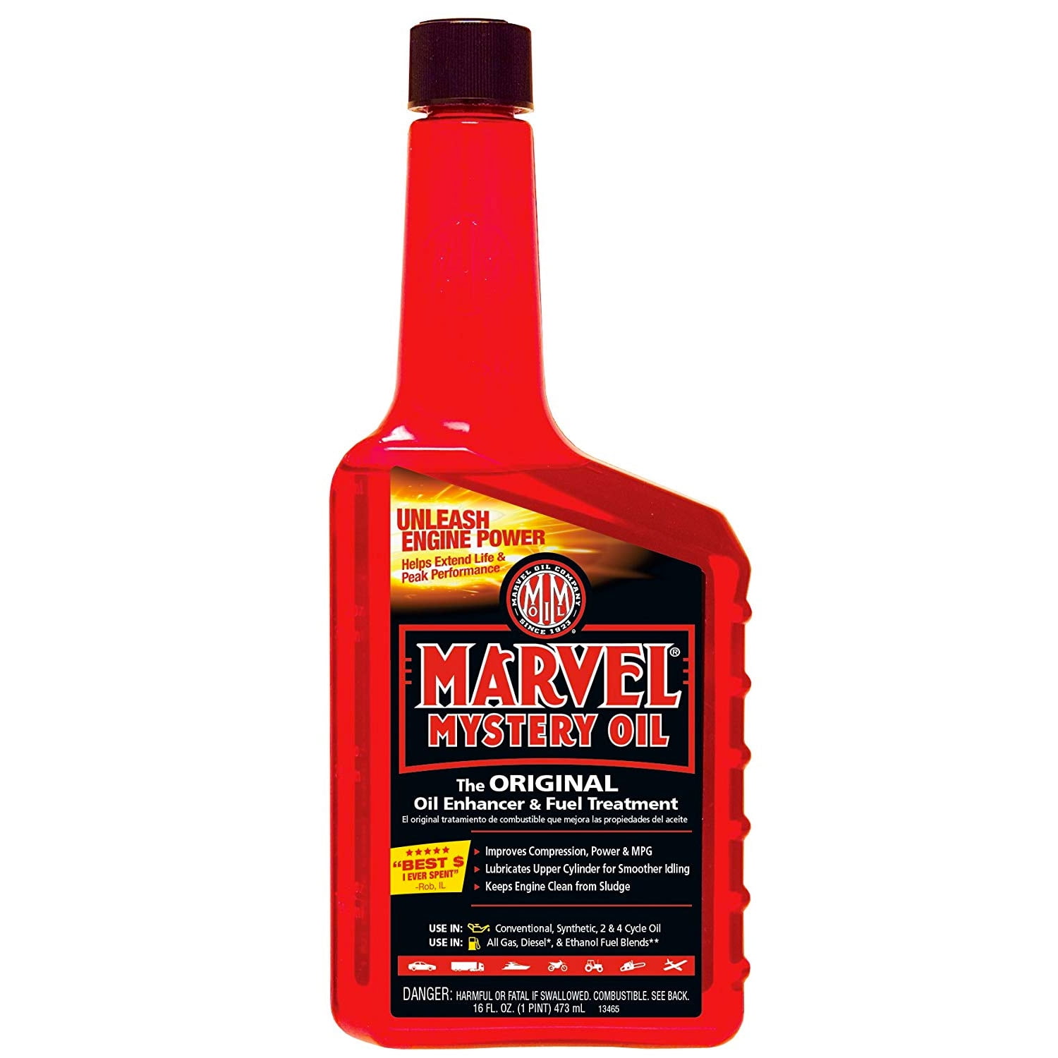 Marvel Mystery Oil 16 Oz. Marvel Oil Enhancer & Fuel Treatment