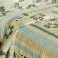 thumbnail image 3 of G&J Rainbow Cloud Cotton 3PC Floral Patchwork Quilt Set Full/Queen Size, 3 of 5