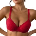 thumbnail image 4 of Jelly Bras for Women Seamless Wireless Push Up No Underwire Full Coverage Supportive Soft Comfy Sports Everyday Bra, 4 of 5