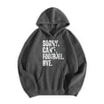 thumbnail image 3 of WEAIXIMIUNG Sweat à Capuche Zippé pour Femmes, Manches Longues, Imprimé Graphique, Léger, Pull de Football, 3 of 4