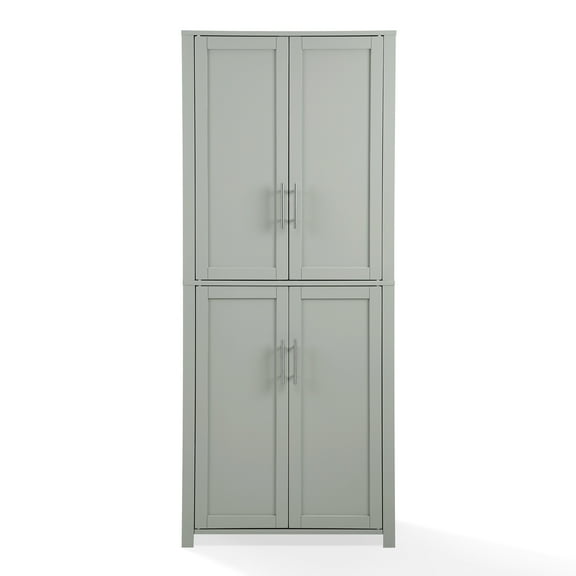 Crosley Brands Savannah Tall Pantry Gray