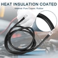 thumbnail image 3 of Unique Bargains Car Marine Battery Inverter Cable 8AWG 5/16inch Robust Battery Copper Wire 1Pcs Black 4ft, 3 of 7