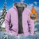 EGNMCR Jackets for Men Manteau de Pull en Molleton à Capuche à Manches Longues pour Homme Hiver – image 1 sur 5