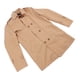 thumbnail image 5 of Abrigo cruzado informal para hombre, moderno, con cuello vuelto, corte ajustado, con cinturón, resistente al viento, para el trabajo, color caqui, XL, 5 of 15