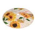 thumbnail image 2 of Bingfone Christmas Tree Skirt Mat Christmas Decoration Interior 30"-Sunflower, 2 of 8