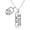 She Believe She Could So She Did Kettlebell Necklace, variant on Sterling Silver Strong Is Beautiful She Believe She Could So She Did Engraved Dumbbell Barbell Gym Buff Pendant Necklace 18"