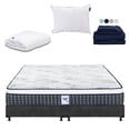 thumbnail image 1 of Colchón King Size Cardona Spring Air + Box + Almohada One + Cubre Colchón Cloud + Sábanas Softy, 1 of 8