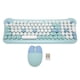 thumbnail image 2 of Combo De Teclado Y Mouse Inalámbricos, Teclado De Máquina De Escribir Retro Colorido Con Teclas Redondas, Mouse Y Teclado Inalámbricos Para Computadora Portátil, 2 of 7