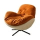 thumbnail image 4 of Silla de sofá individual,sillón individual sillón giratorio,Sala de estar minimalista y moderna con una sola silla.,Sofá perezoso individual,silla bolsa de asiento naranja, 4 of 9