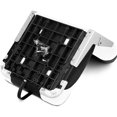 thumbnail image 4 of Leader Accessories New Elite Low Back Folding Fishing Boat Seat,Black/White, 4 of 6