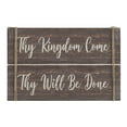 thumbnail image 4 of VHC Brands Celebrate Grace Thy Kingdom Come Distressed Grey MDF Wall Sign 9x14, Spring Decor, Home Decorations for Wall or Door, Spring and Easter Hanging Decoration, 4 of 4