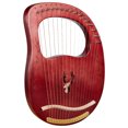 thumbnail image 2 of Redcolurful Mahogany 16-tone Portable Lyre Harp Musical Instruments Accessories Kit, 2 of 7