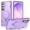 Purple, variant on For Samsung Galaxy S26   5G Case (Compatible With MagSafe)  With Invisible Magnetic Metal Kickstand Ring Holder Four Corner Airbag Anti Fall Protective Cover,Purple,For Galaxy S26  (5G)