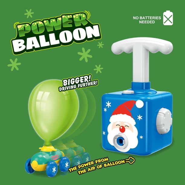 Navidad niños bola de poder inercial coche ciencia experimento juguete rompecabezas divertido coche de poder inercial bola chico regalo Wmkox8yii shdjk1718
