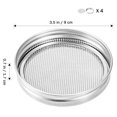 thumbnail image 4 of 4Set Sprouting Lids for Canning Jar Silver Round Rust-free Mesh Home Use, 4 of 8