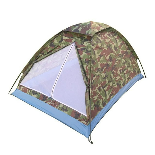Kyusrd Summer Outdoor Patio Deals!Camping Tent for 2 People,-storey and-door Outdoor Camping Tent, Camouflage Tent for Traveling, Backpacking, Hiking, Outdoors