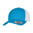 thumbnail image 1 of Flexfit - Gorra Retro Dos Tonos para Adultos Unisex (Turquesa, Blanco), 1 of 1