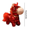 thumbnail image 3 of BESTSKY 2026 Year of the Horse Plush Toy Zodiac Mascot Lucky Stuffed Animal for Lunar New Year Celebration Home Decor Gift Good Fortune Symbol, 3 of 7