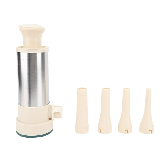 YAHHU Manual Stainless Steel Sausage Stuffer – Vertical, Easy‑Push, Effort‑Saving Kitchen Tool for Home‑Made Sausages