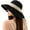 B-black, variant on Straw Hat Summer Women Beach Bow Sun Protection New Hat Sweet Floral Lace Fisherman Hat