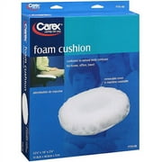 Carex Memory Foam Cushion, Contoured Pillow Cushion for Tailbone Relief, Compact for Travel