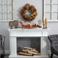 thumbnail image 4 of Nearly Natural 28in. Autumn Pumpkin Wreath, 4 of 4